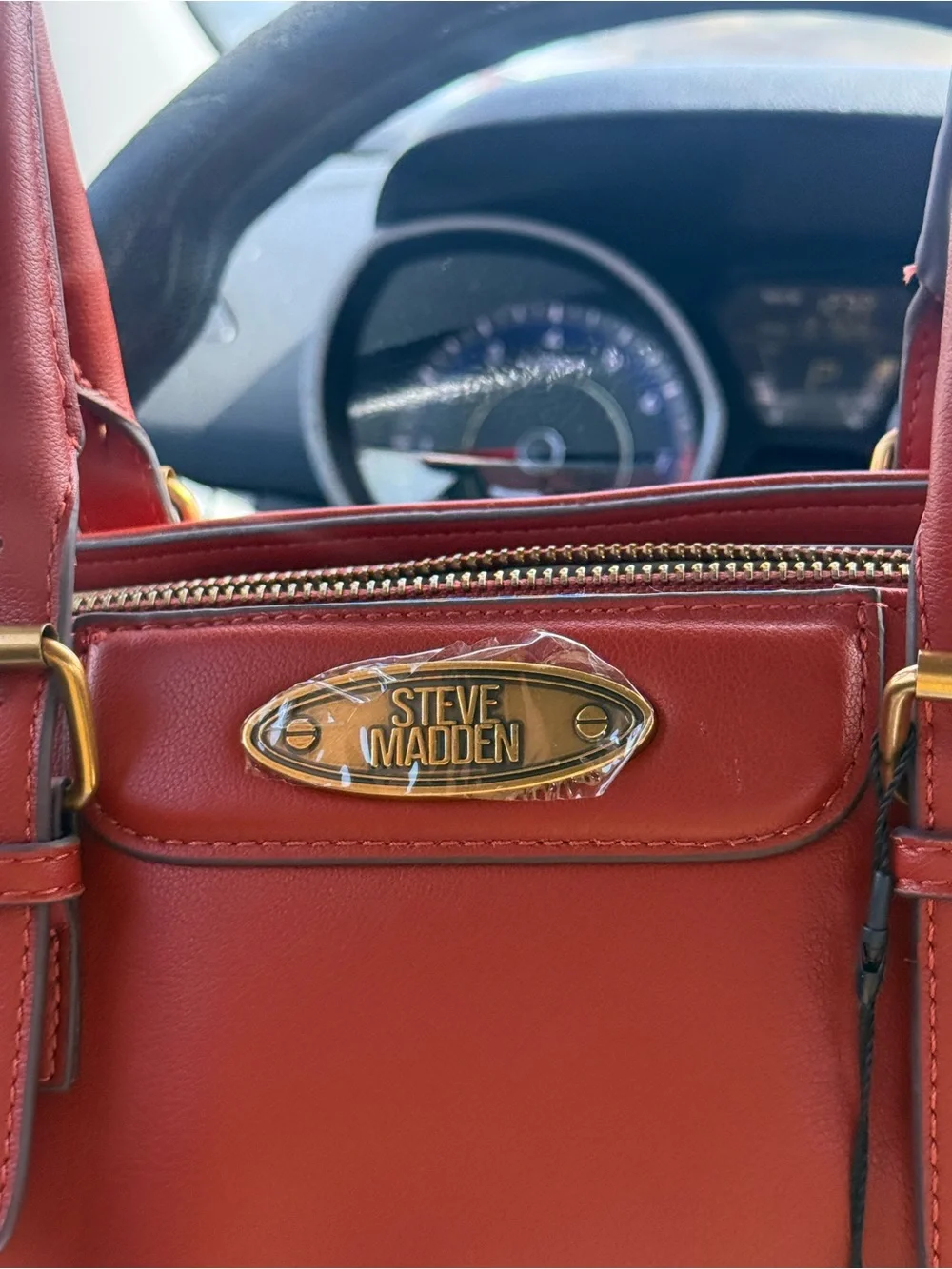 Steve Madden Belvie Rust Shoulder Bag NWT